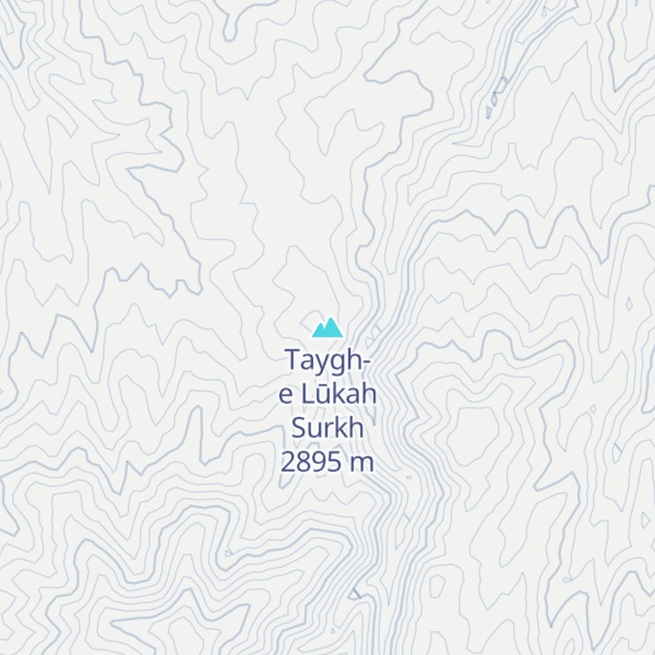 Map of Taygh-e Lūkah Surkh