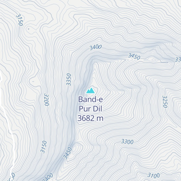 Map of Band-e Pur Dil