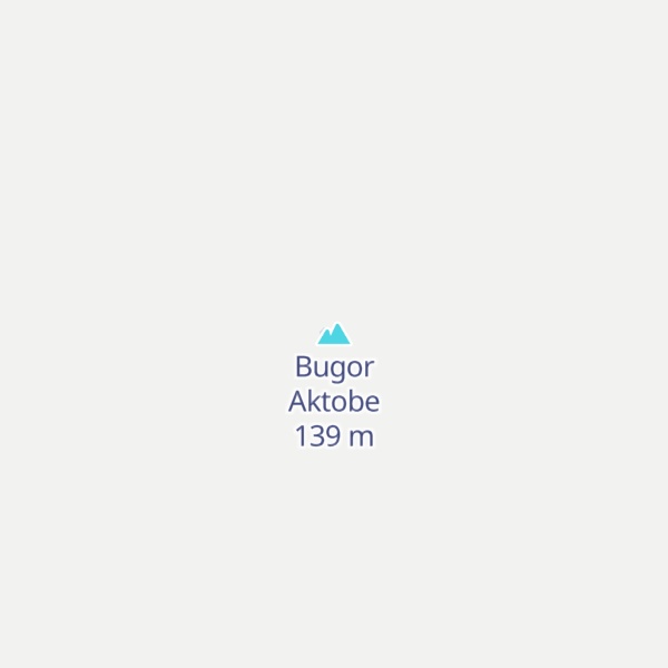 Map of Bugor Aktobe