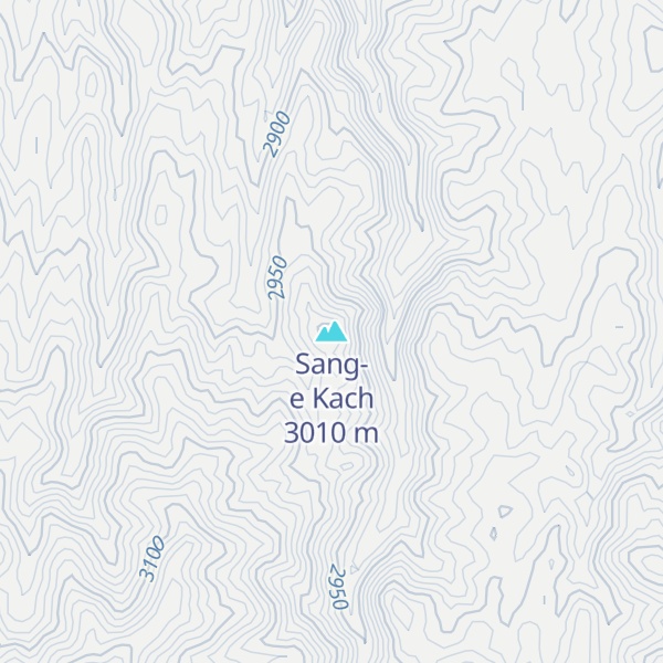 Map of Sang-e Kach