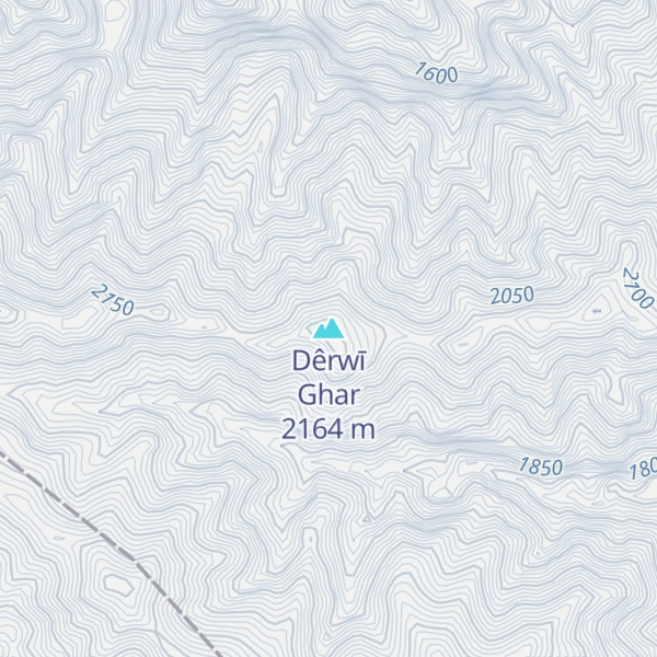 Map of Dêrwī Ghar