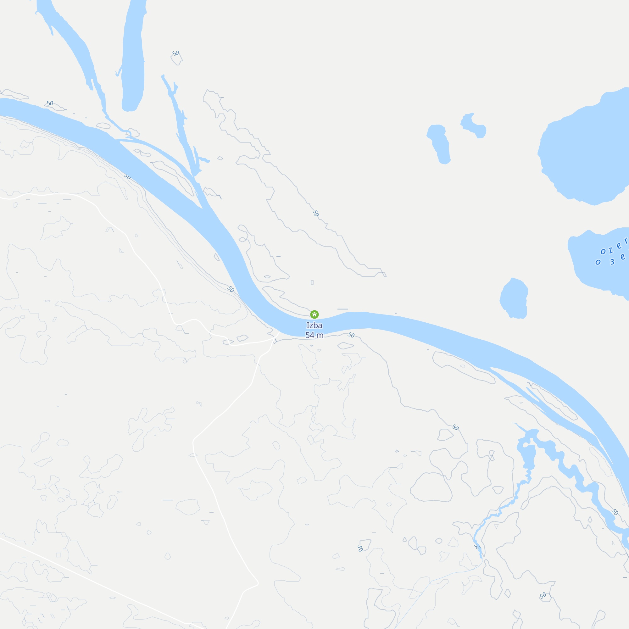 Izba map