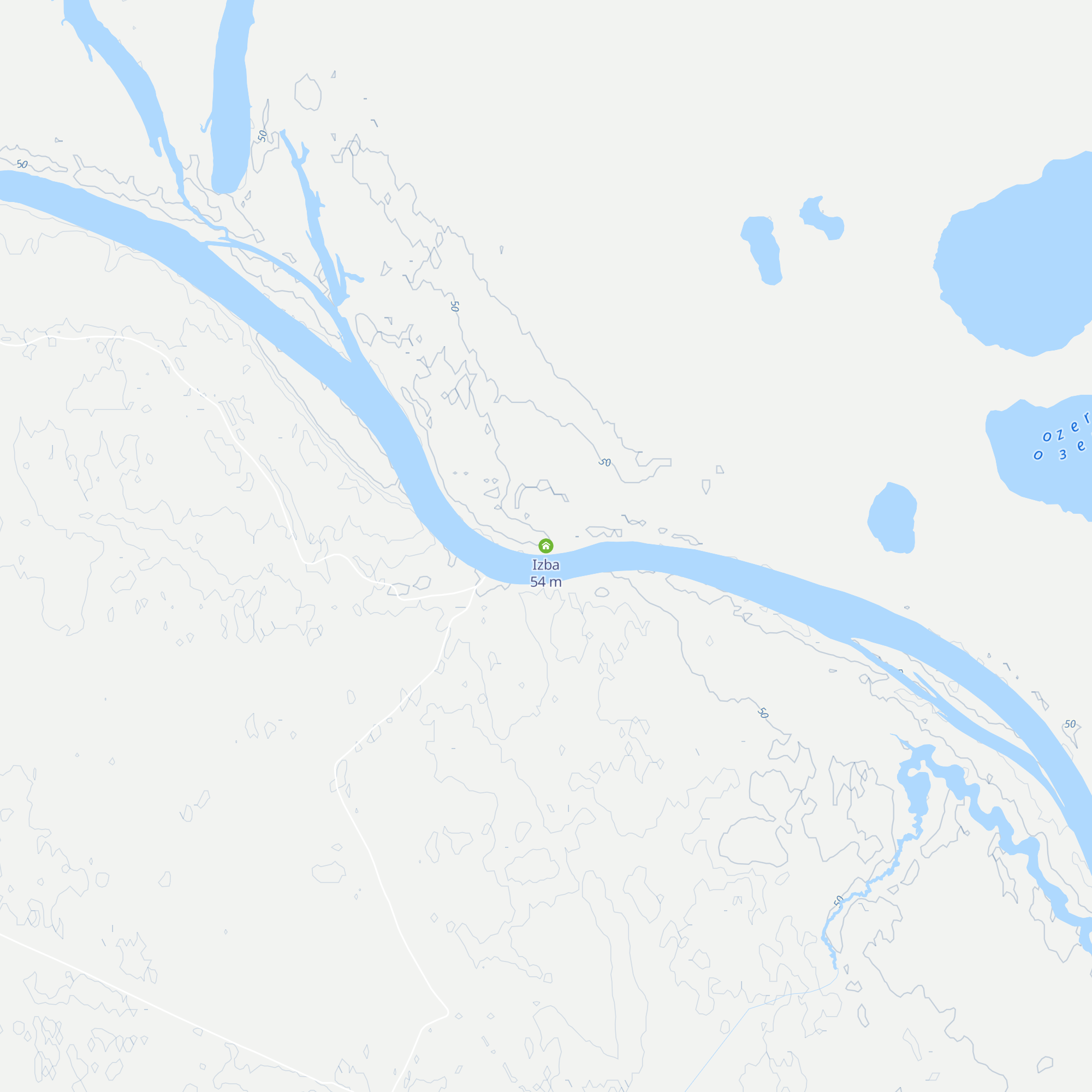 Izba map