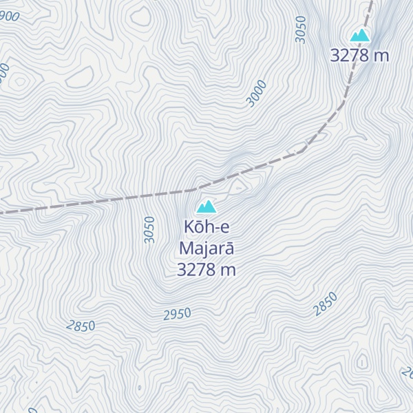 Map of Kōh-e Majarā
