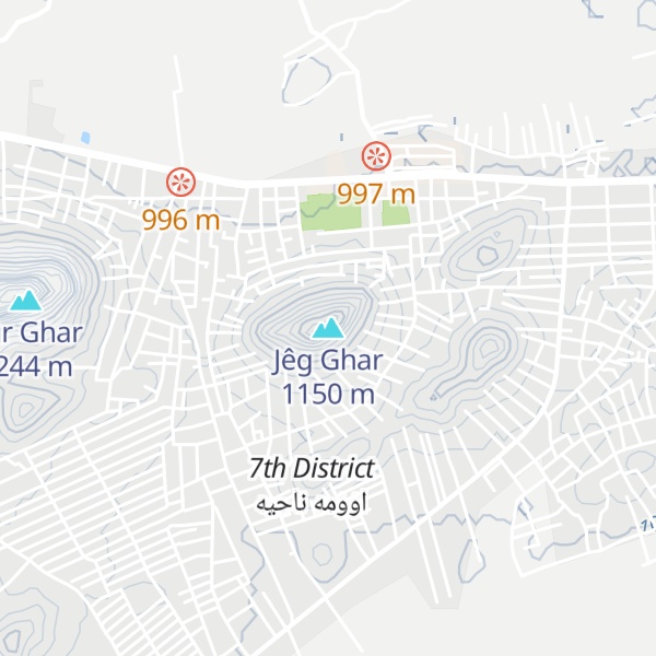 Map of Jêg Ghar
