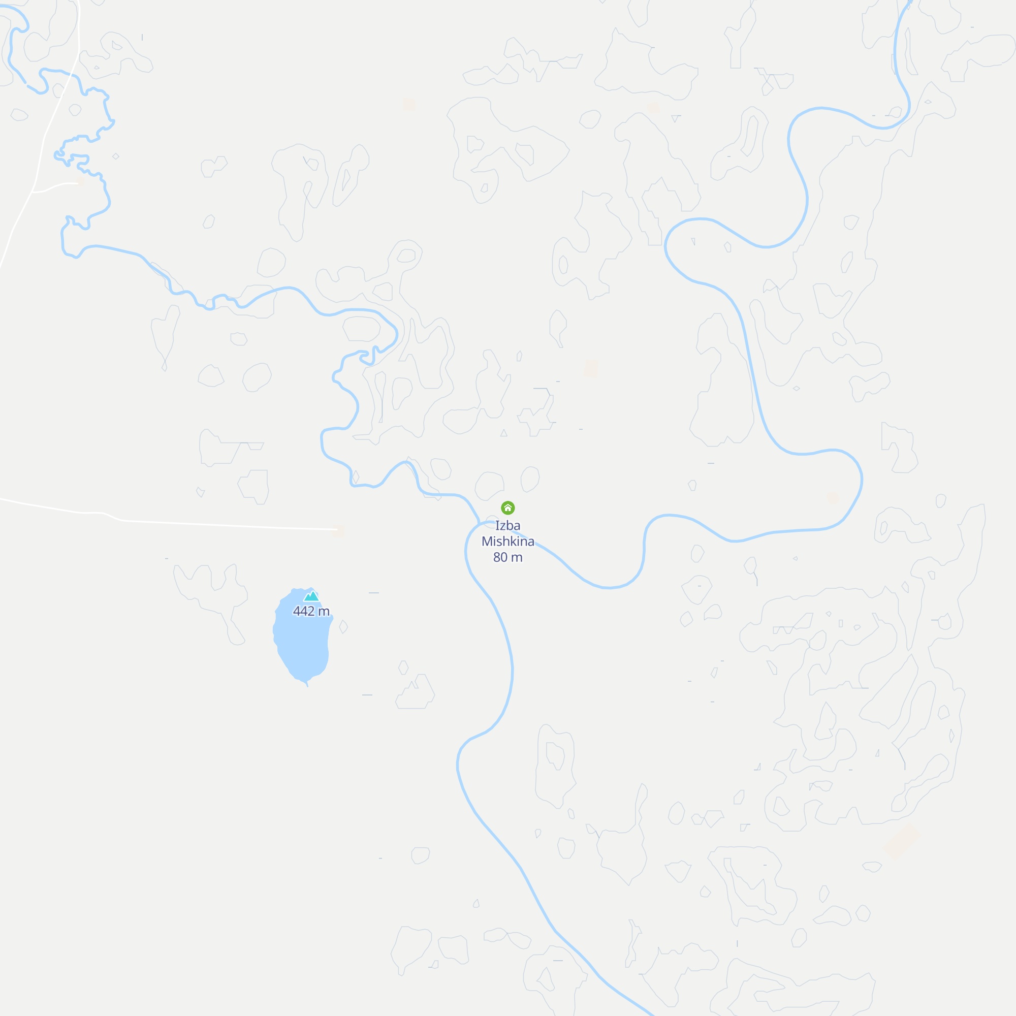 Izba Mishkina map