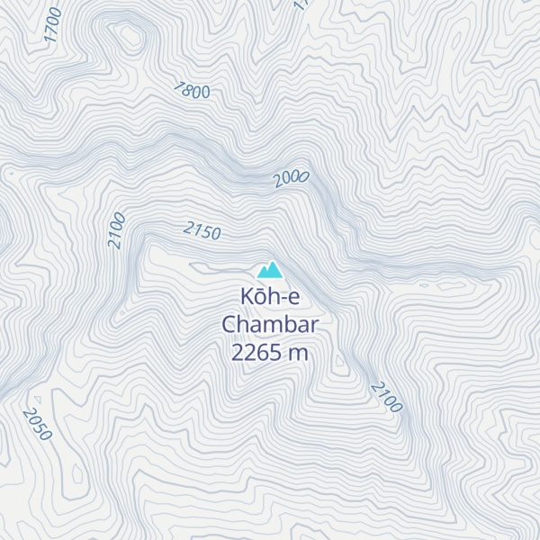 Map of Kōh-e Chambar
