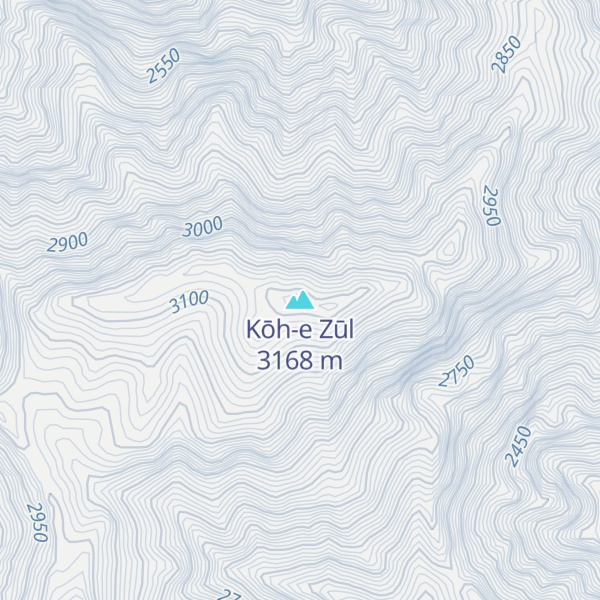 Map of Kōh-e Zūl