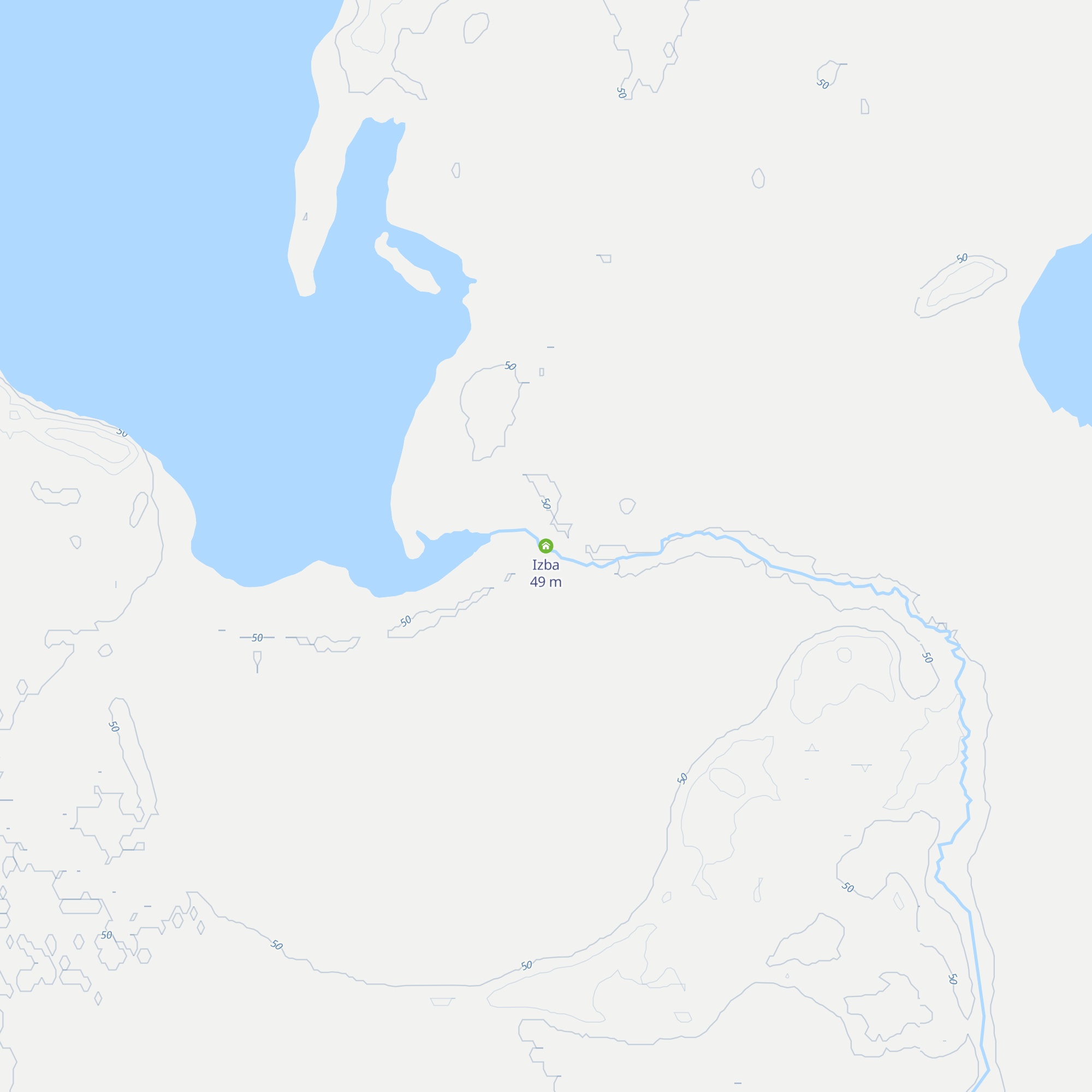 Izba map