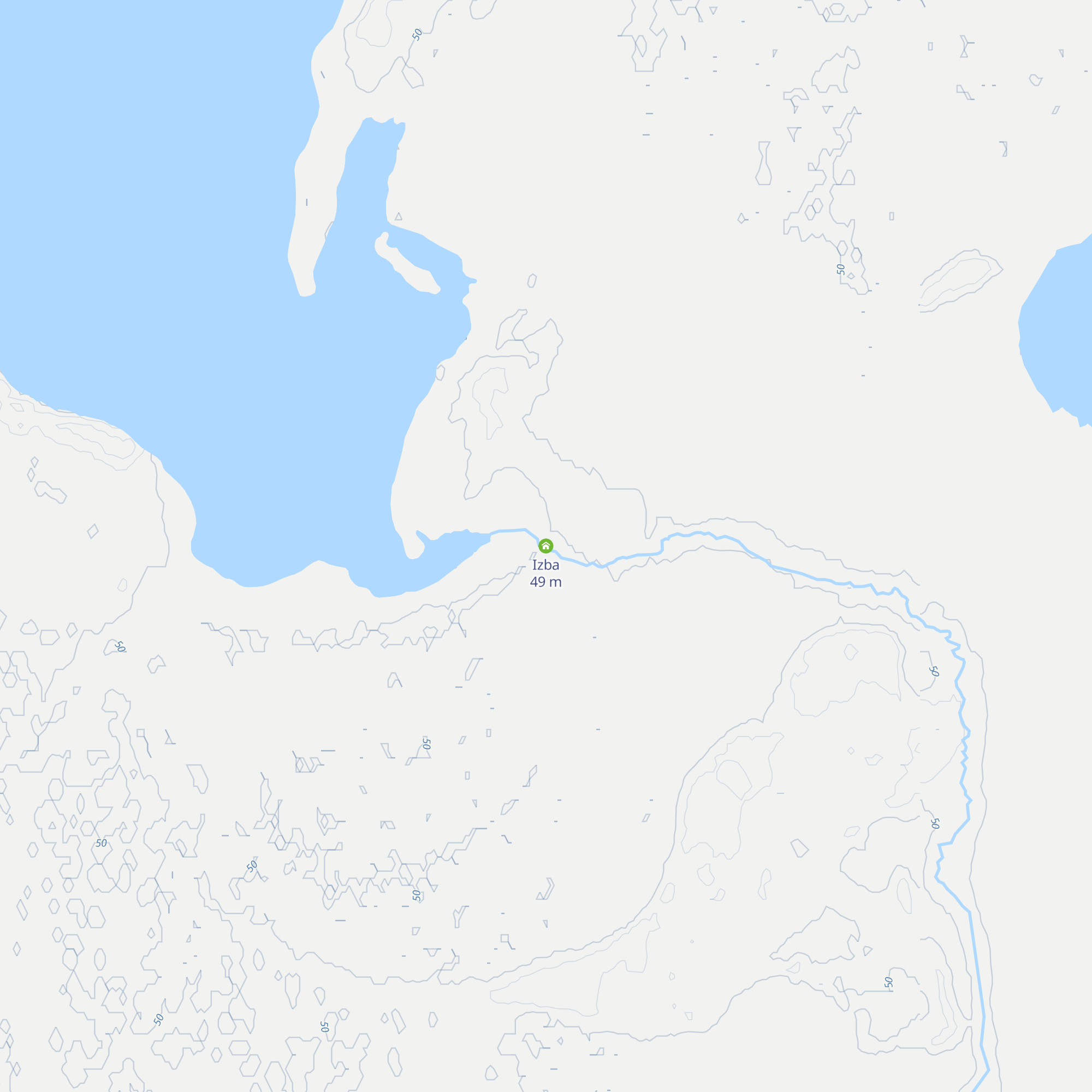 Izba map