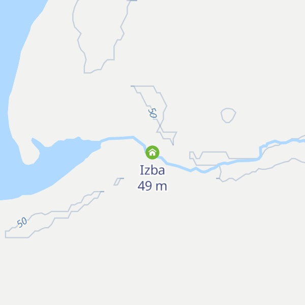 Map of Izba