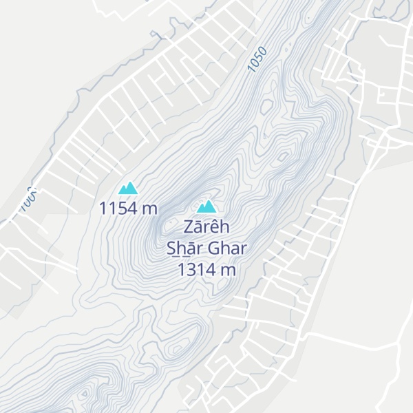 Map of Zārêh S̲h̲ār Ghar