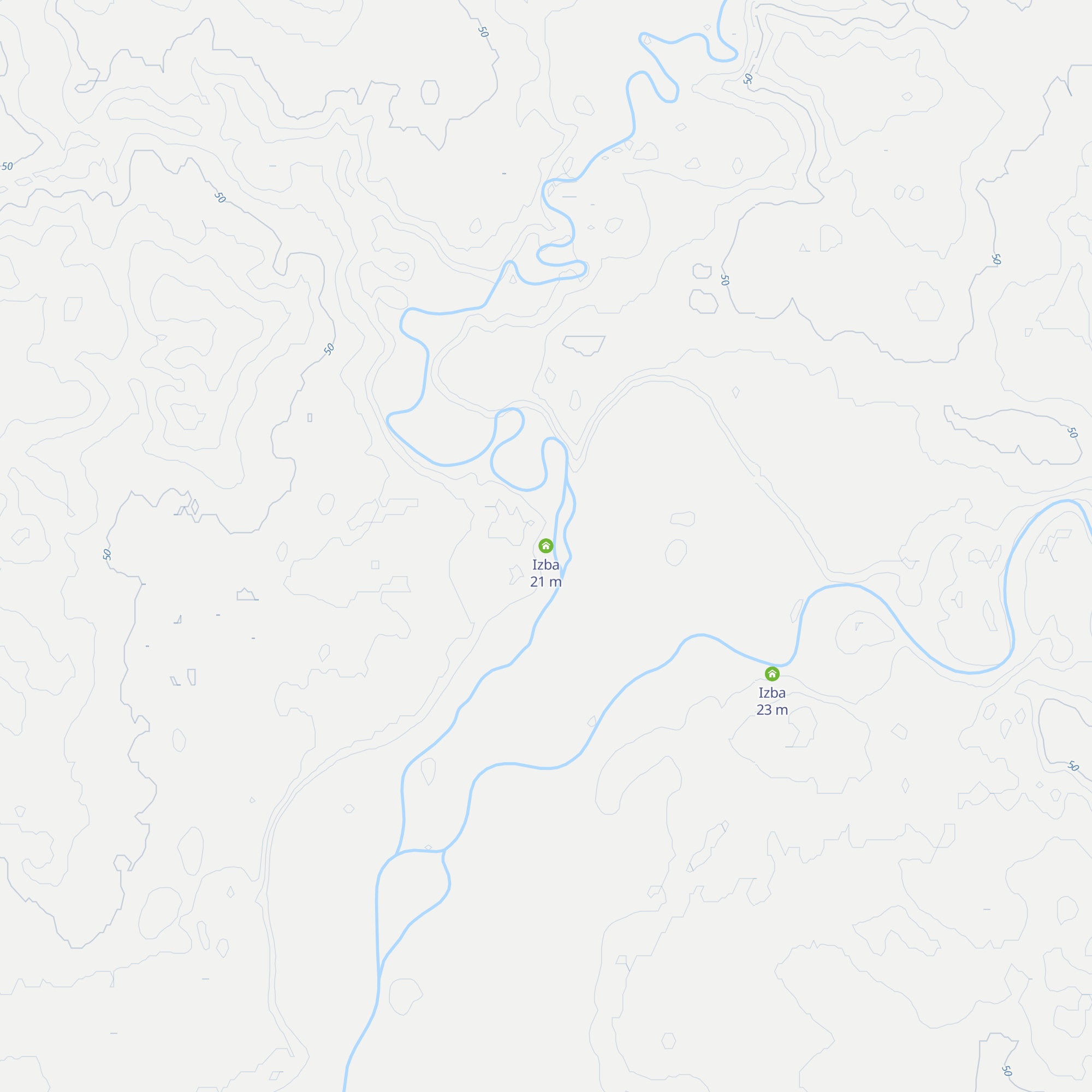 Izba map
