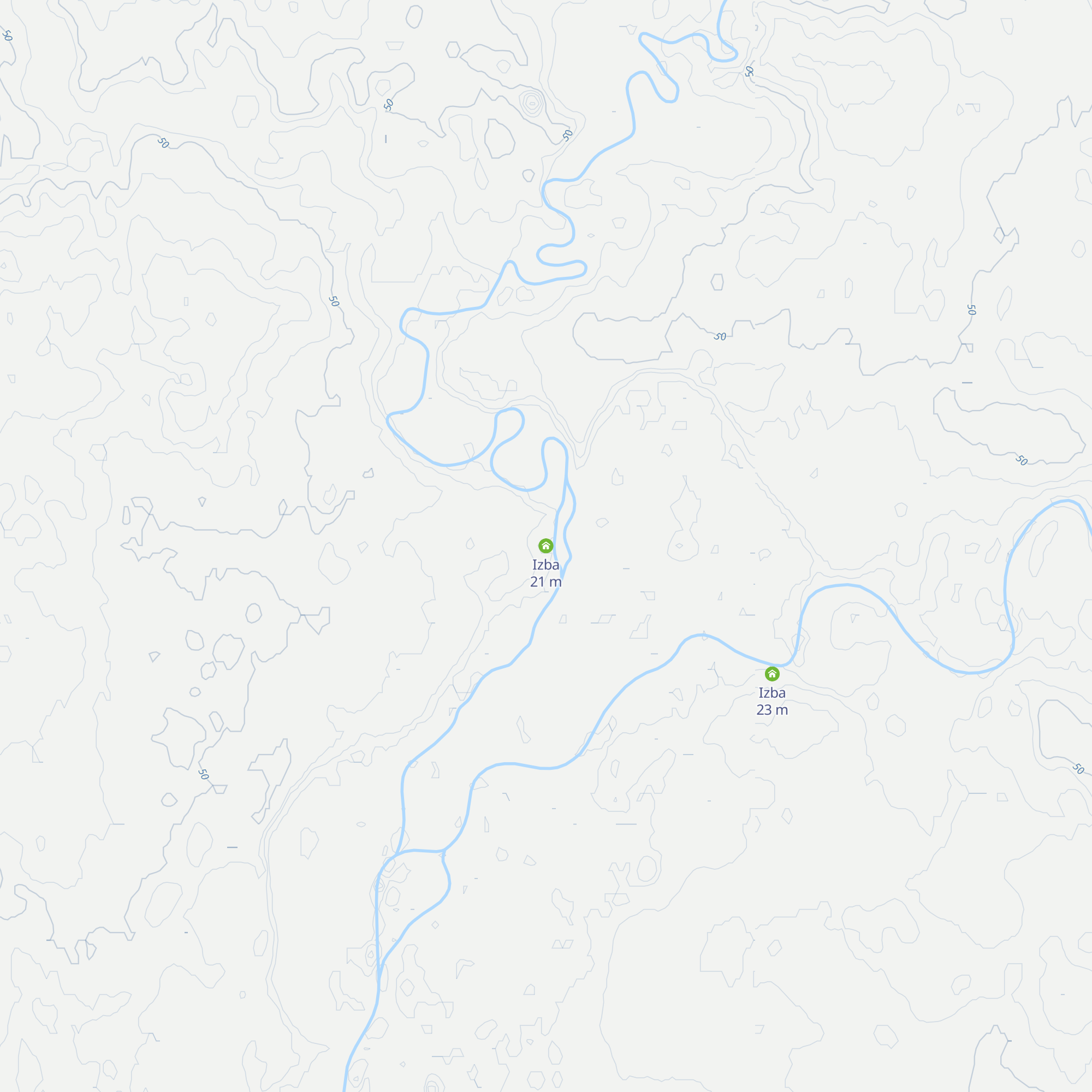 Izba map