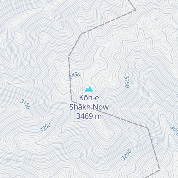 Map of Kōh-e Shākh Now