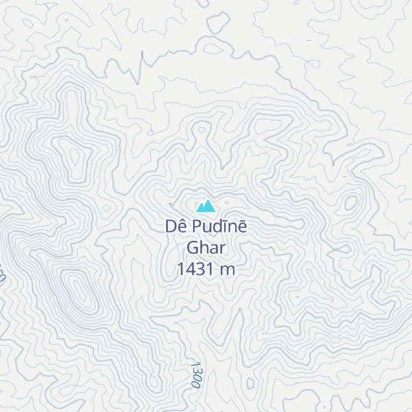 Map of Dê Pudīnē Ghar