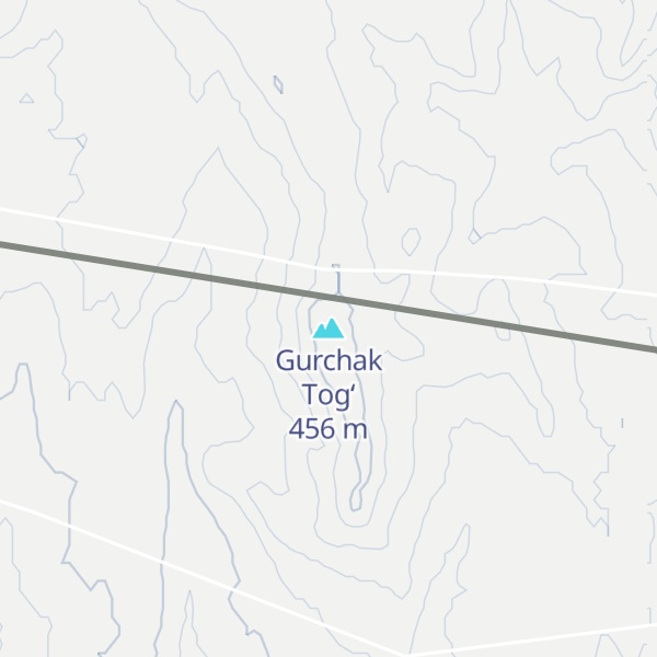 Map of Gurchak Tog‘