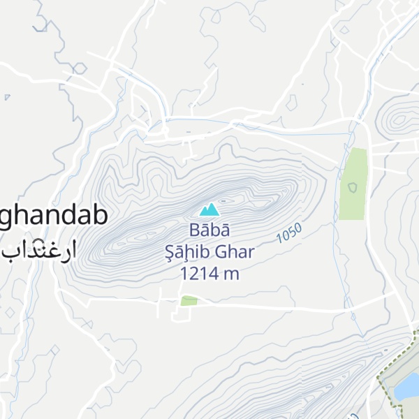 Map of Bābā Şāḩib Ghar