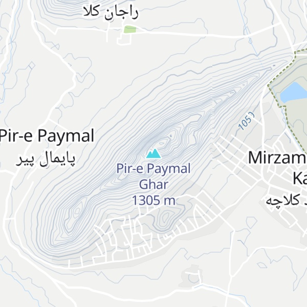 Map of Pir-e Paymal Ghar