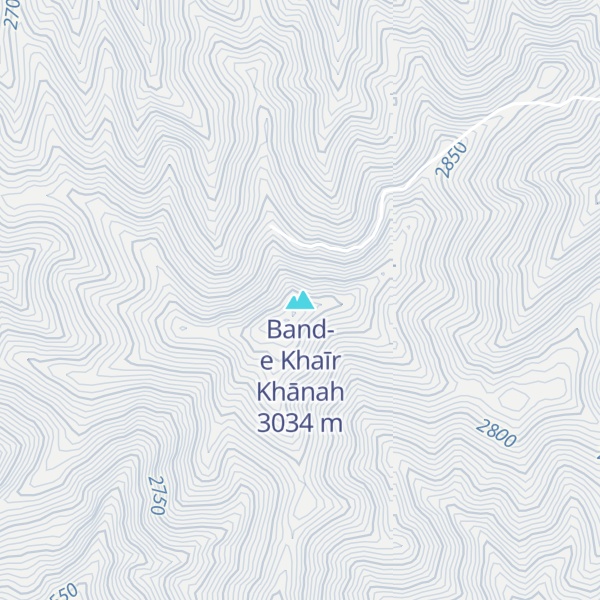 Map of Band-e Khaīr Khānah