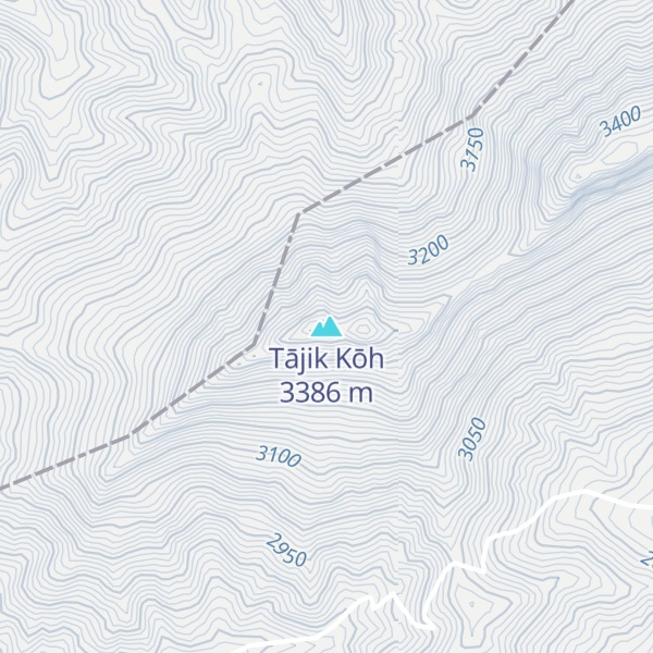 Map of Tājik Kōh
