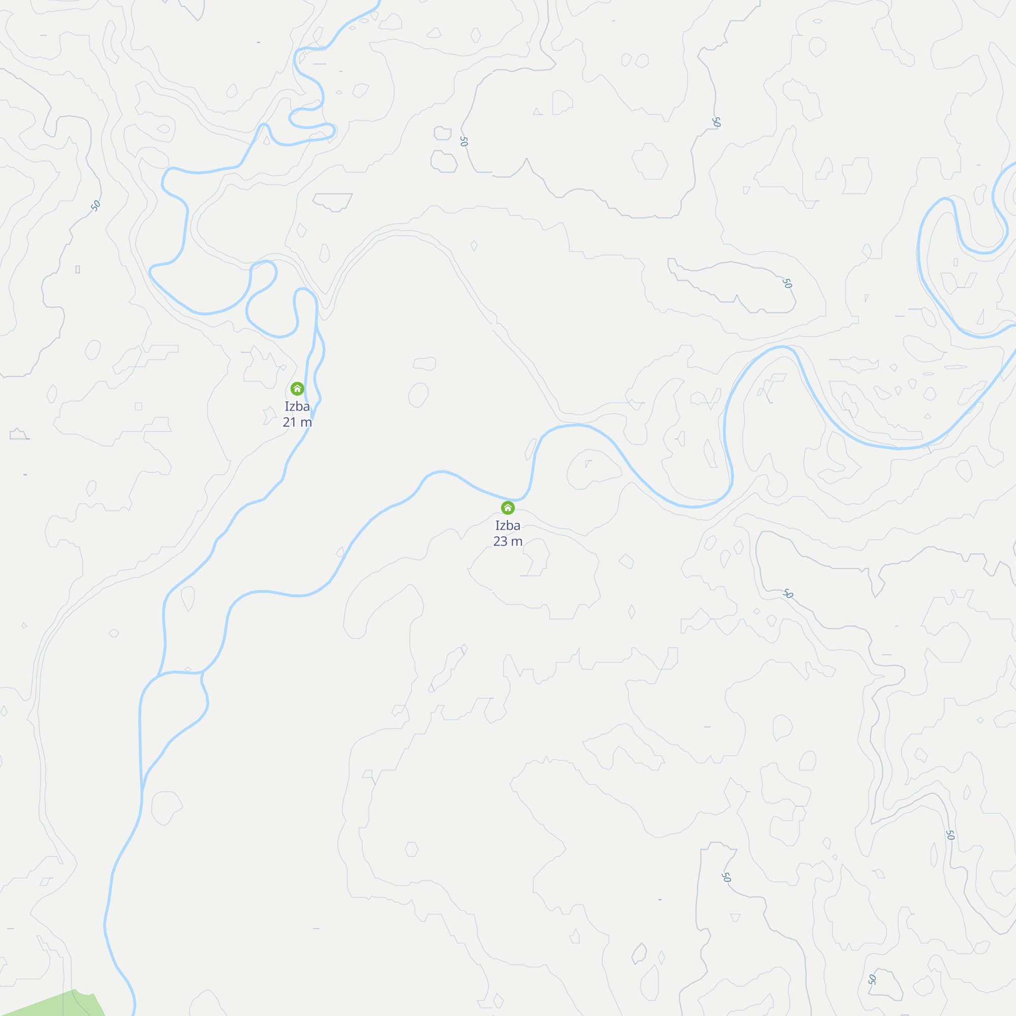 Izba map