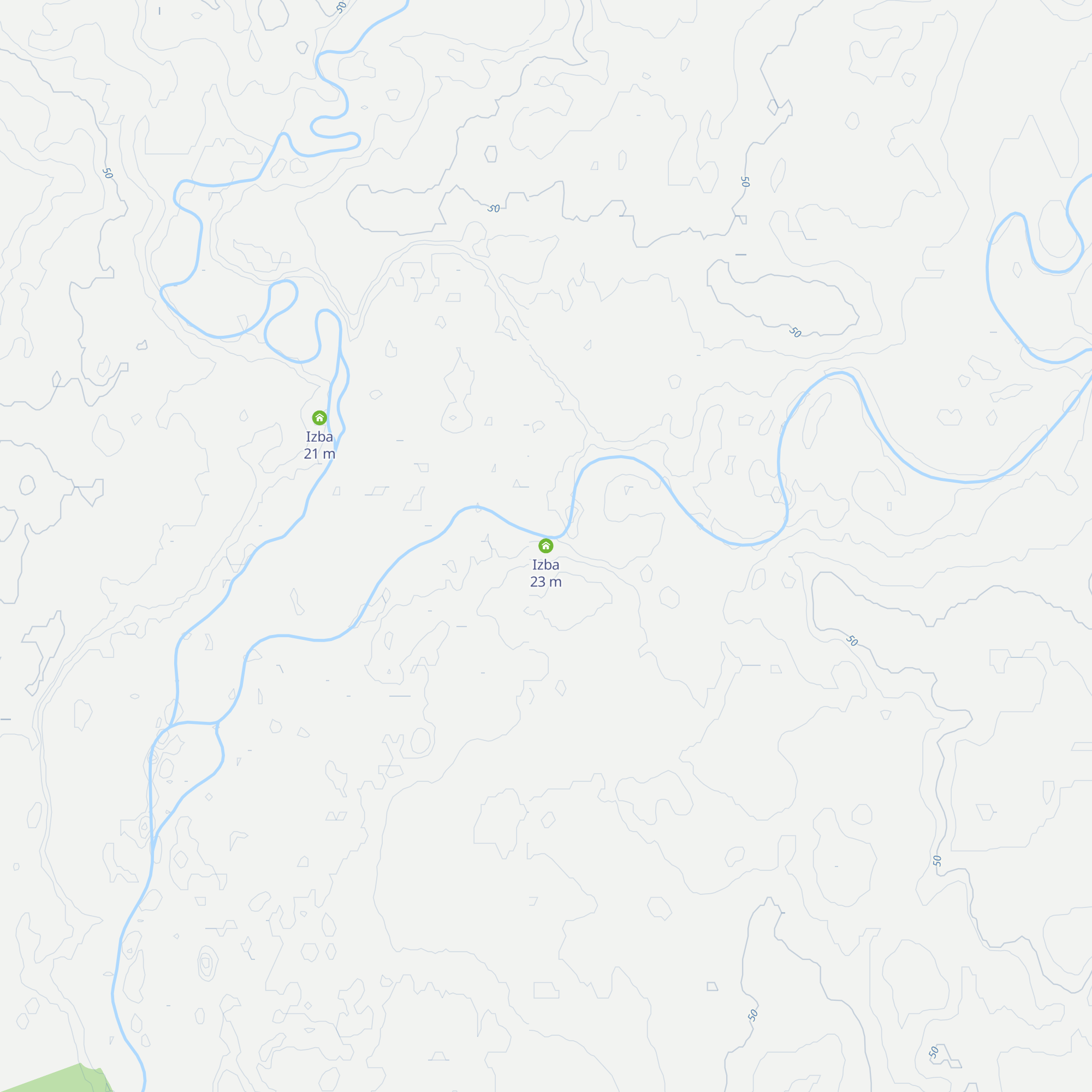 Izba map