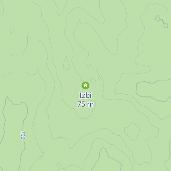 Map of Izbi