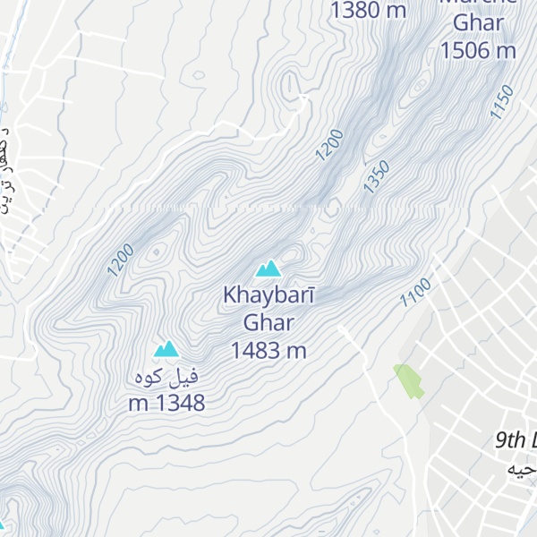 Map of Khaybarī Ghar