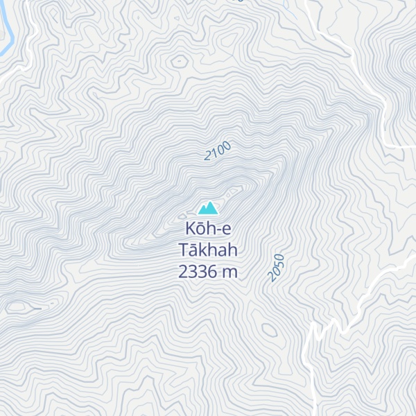 Map of Kōh-e Tākhah
