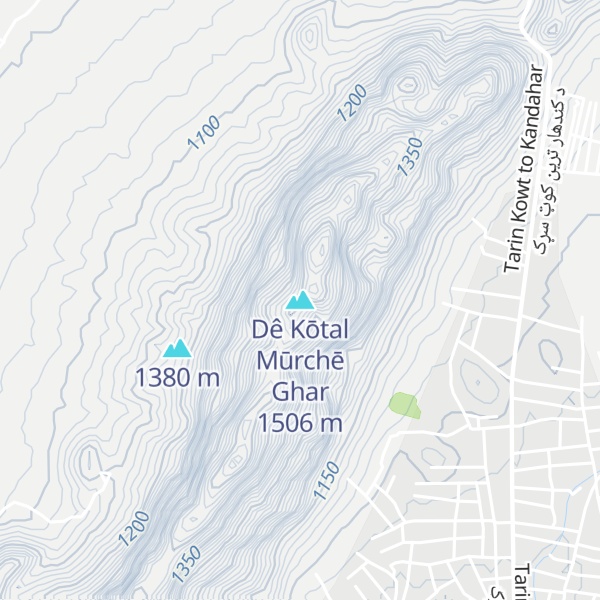 Map of Dê Kōtal Mūrchē Ghar