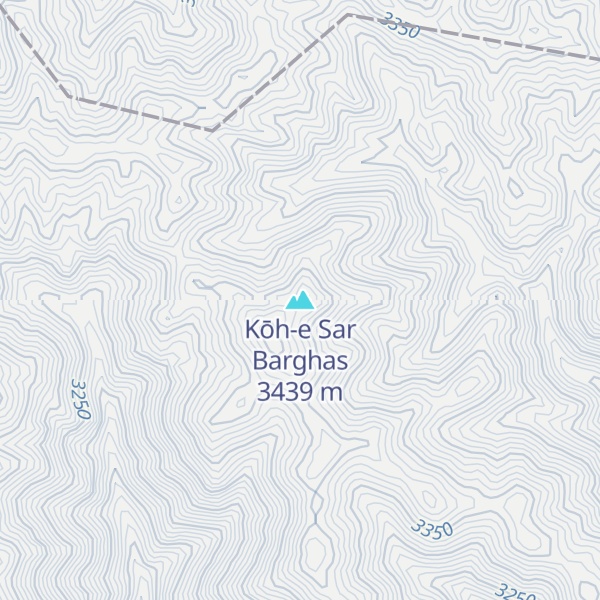 Map of Kōh-e Sar Barghas