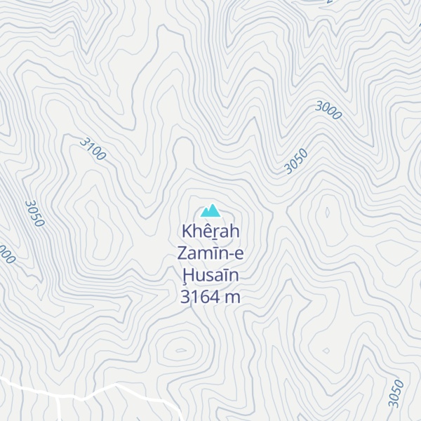 Map of Khêṟah Zamīn-e Ḩusaīn
