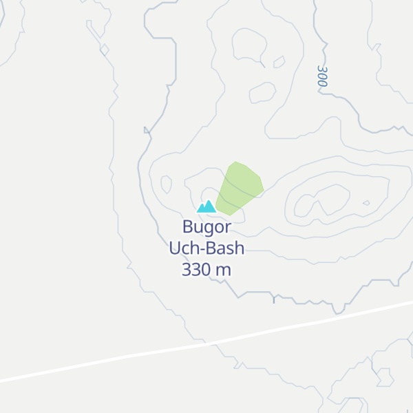 Map of Bugor Uch-Bash