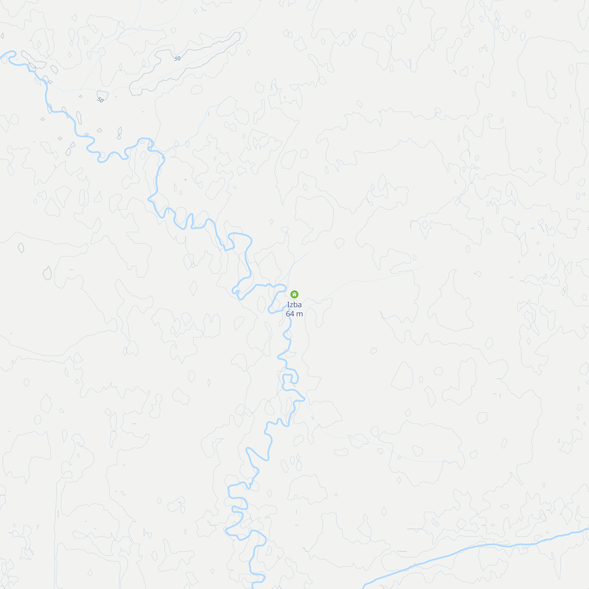 Izba map