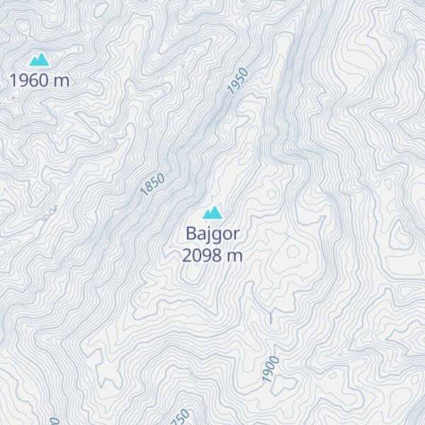 Map of Bajgor