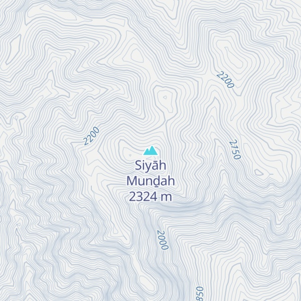 Map of Siyāh Munḏah