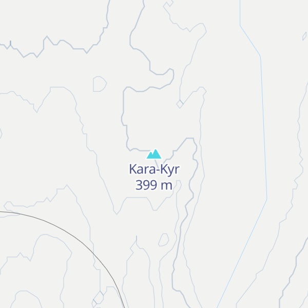 Map of Kara-Kyr