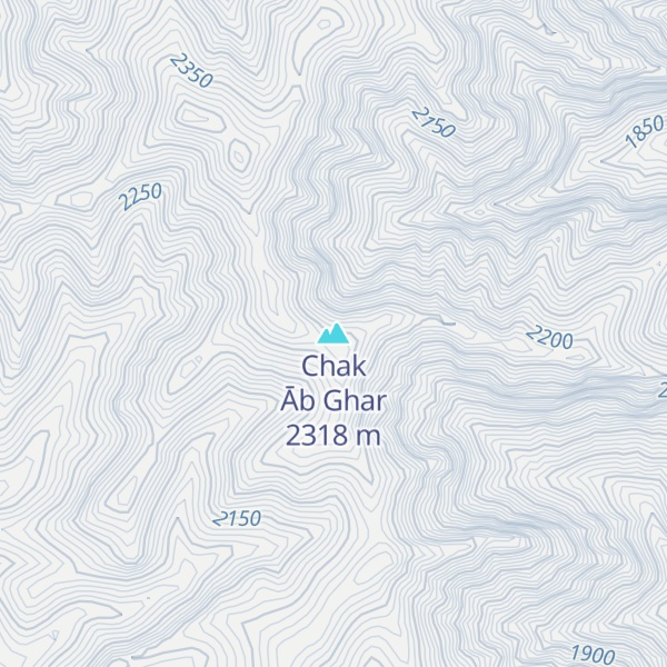 Map of Chak Āb Ghar
