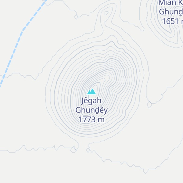 Map of Jêgah Ghunḏêy