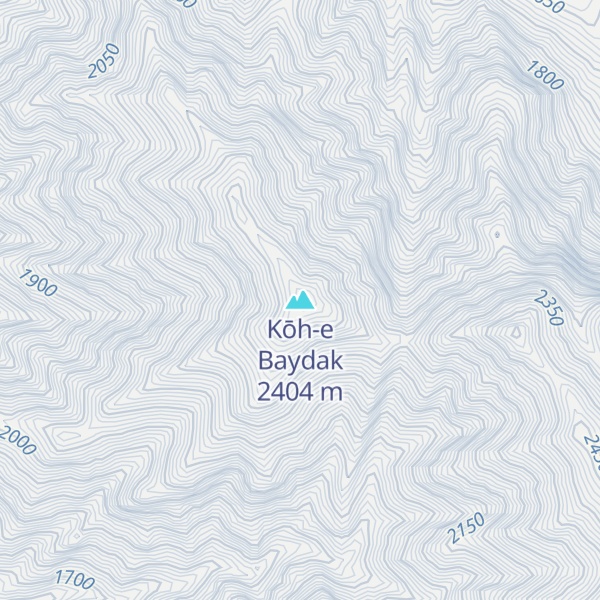 Map of Kōh-e Baydak