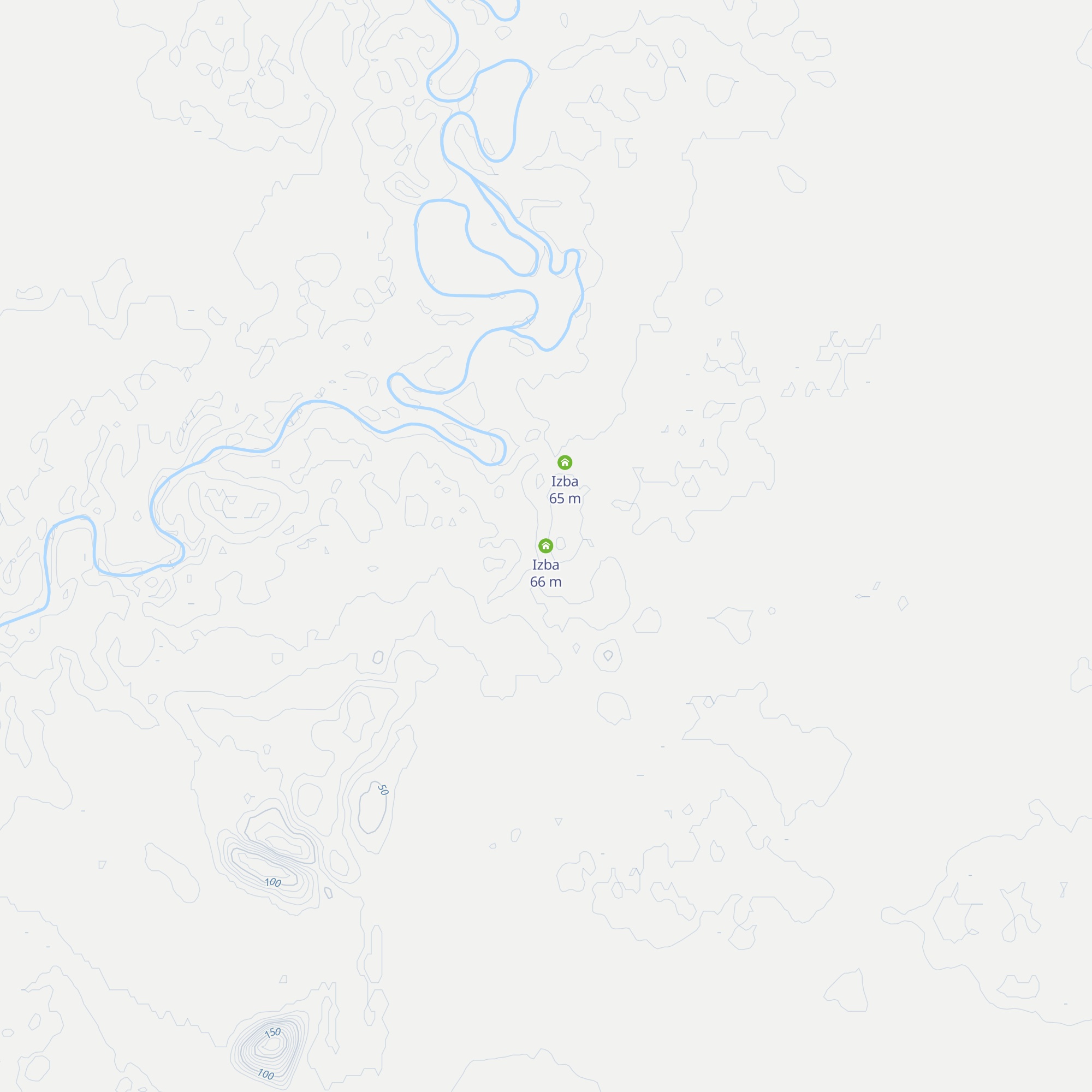 Izba map