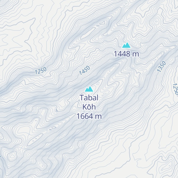 Map of Tabal Kōh