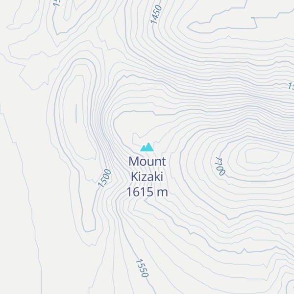 Map of Mount Kizaki