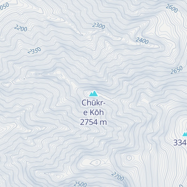 Map of Chūkr-e Kōh