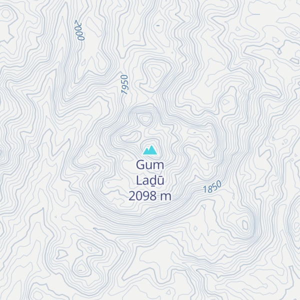 Map of Gum Laḏū