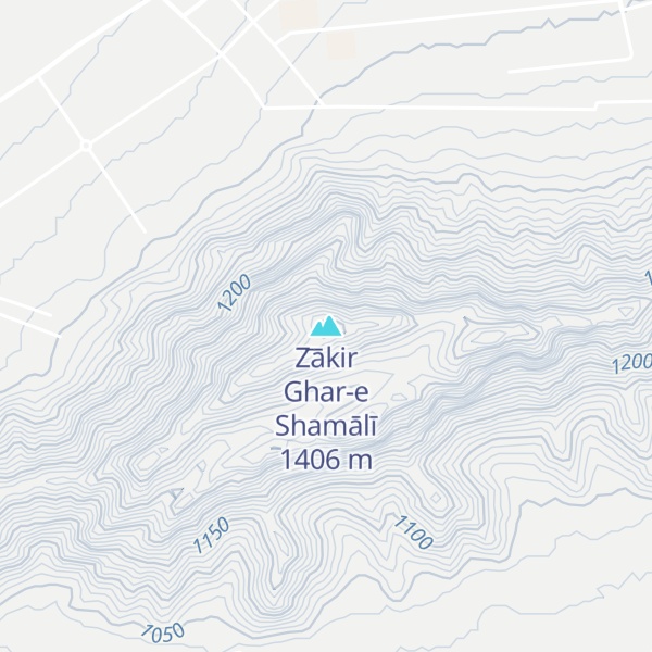 Map of Z̄ākir Ghar-e Shamālī