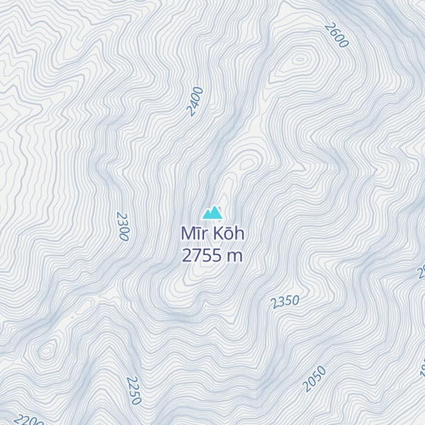 Map of Mīr Kōh