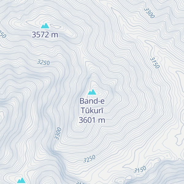 Map of Band-e Tūkurī