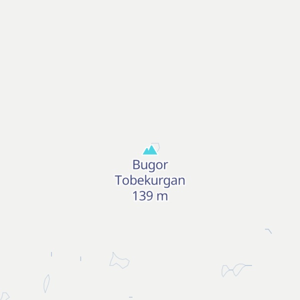 Map of Bugor Tobekurgan